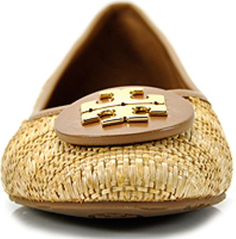 tory burch raffia flats