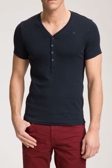 G-star Raw V-neck Henley T-shirt - Lyst