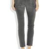 Goldsign Virtual Highrise Cropped Skinny Jeans in Gray (charcoal) - Lyst