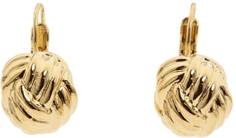Kate Spade Know The Ropes Knot Lever Backs in Brown (g) - Lyst