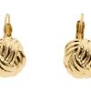 Kate Spade Know The Ropes Knot Lever Backs in Brown (g) - Lyst