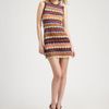 M Missoni Striped Tank Dress in Brown (eggplant) - Lyst