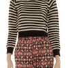 Mara Hoffman Striped Woolblend Sweater in Beige - Lyst