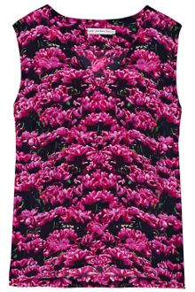 Mary Katrantzou Tulip Vneck Top - Lyst