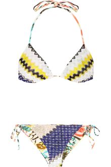 Missoni Positano Reversible Crochet-knit Triangle Bikini - Lyst