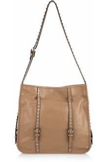 Valentino Studded Leather Shoulder Bag - Lyst