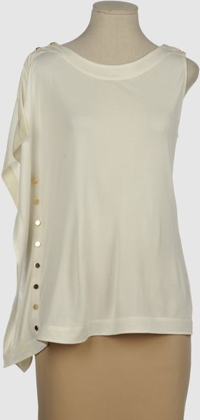 Vionnet Top in White - Lyst