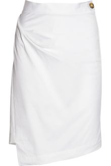 Vivienne Westwood Anglomania New Accident Folded Stretch-cotton Skirt - Lyst