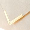 Asos Metal Bar Detail Envelope Clutch in Beige (white) - Lyst