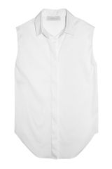 Cacharel Sleeveless Collar Blouse