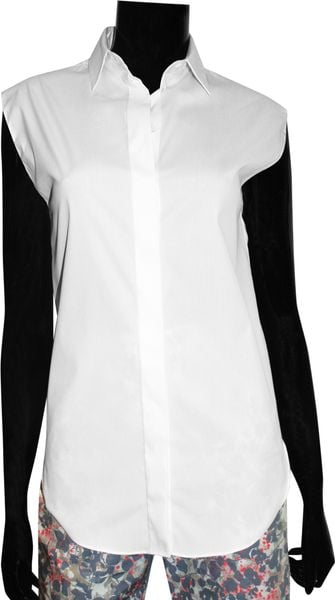 sleeveless blouse with collar uk