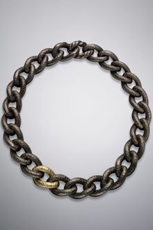 David Yurman Hammered Chain Necklace - Lyst