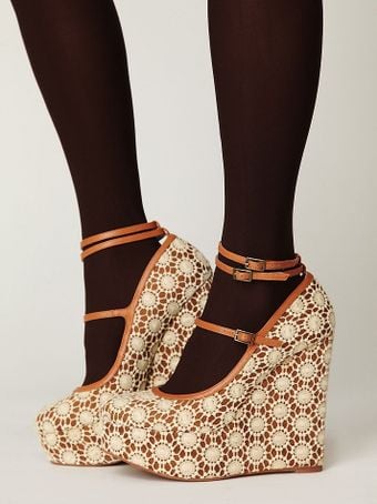 Free People Cambridge Crochet Platform - Lyst