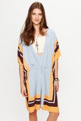 Free People Silk Terry Poncho Dress