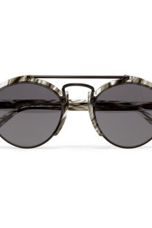 Illesteva Milan Acetate and Metal Round-frame Sunglasses - Lyst