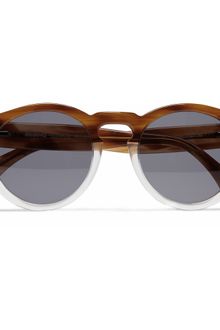 Illesteva Leonard Two-tone Acetate Round-frame Sunglasses - Lyst