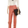 Moschino Chaintrimmed Silk Top in Beige (cream) - Lyst