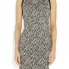 Sandro Reve Printed Stretch Cottonblend Dress in Gray (noir) - Lyst