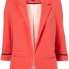 Topshop Ponte Boyfriend Blazer in Red (watermelon) - Lyst