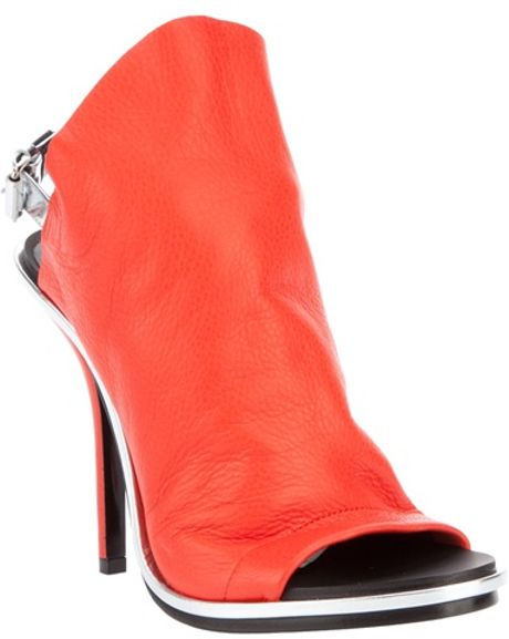 Balenciaga Open Toe Sandal in Orange (red) - Lyst