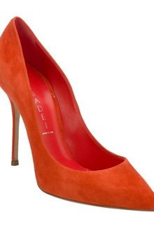 Casadei Suede Pump - Lyst