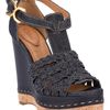 Chloé Denim Wedge Sandal in Blue (denim) - Lyst