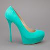 Gianmarco Lorenzi Suede Pump in Green (mint) - Lyst