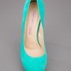 Gianmarco Lorenzi Suede Pump in Green (mint) - Lyst