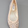 Jimmy Choo Crystal Ballet Pump in Beige (brown) - Lyst