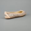 Jimmy Choo Crystal Ballet Pump in Beige (brown) - Lyst