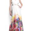Mango Watercolor Flower Maxidress in Multicolor (10) - Lyst