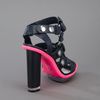 Mcq By Alexander Mcqueen Open Toe Sandal in Black - Lyst