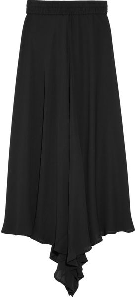 Oak Broome Asymmetric Georgette Skirt - Lyst