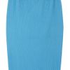 Roland Mouret Fine Plissécrepe Pencil Skirt in Blue - Lyst