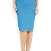 Roland Mouret Fine Plissécrepe Pencil Skirt in Blue - Lyst