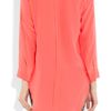 Sandro Eldorado Silk Top in Pink (coral) - Lyst