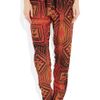 Sandro Paprika Printed Tapered Crepe Pants in Multicolor (red) - Lyst