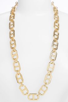 Tory Burch Plato Long Link Necklace - Lyst