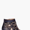 Chloé Black Studded Booties in Black - Lyst