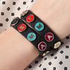 Marc By Marc Jacobs Dreamy Logo Double Wrap Bracelet in Black - Lyst