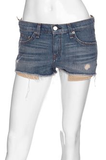 Rag & Bone Distressed Denim Shorts - Lyst