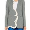 Stella Mccartney Ray Printed Crepe Jacket in Gray (blue) - Lyst