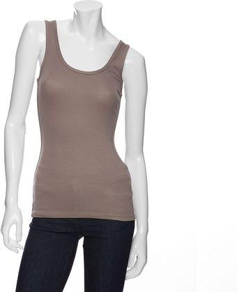 Twenty Ribbed Tank Top - Lyst