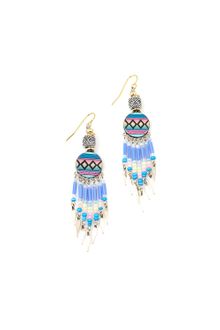 Vanessa Mooney Fly Girl Earrings Blue - Lyst