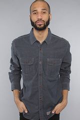 Vans The Stockton Buttondown Shirt in Indigo