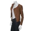 Veda Dali Leather Jacket in Brown (cinnamon) - Lyst