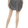 Vivienne Westwood Anglomania Animal Ruched Woolblend Skirt in Gray (anthracite) - Lyst