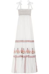 Alice By Temperley Marala Embroidered Cotton Maxi Dress