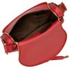 Chloé Marcie Messenger Texturedleather Shoulder Bag in Red - Lyst