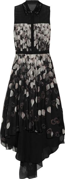  Kaws Printed Silkchiffon Dress 